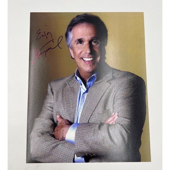 Henry Winkler Signed Photo 11X14 Happy Days Fonzie Actor - Picture 3 of 3